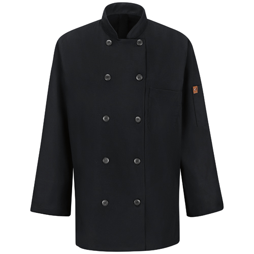 VFI041XBK-RG-XL - Red Kap - Red Kap Women's Chef Coat with OilBlok + MIMIX&trade;
