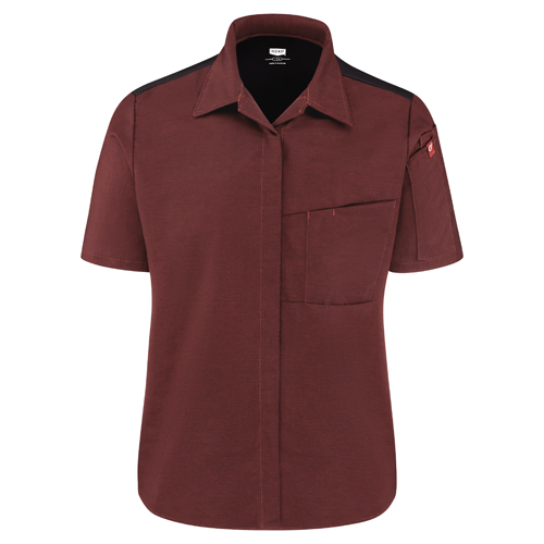 VFI501WML-SS-L - Red Kap - Red Kap Women's Airflow Cook Shirt with OilBlok