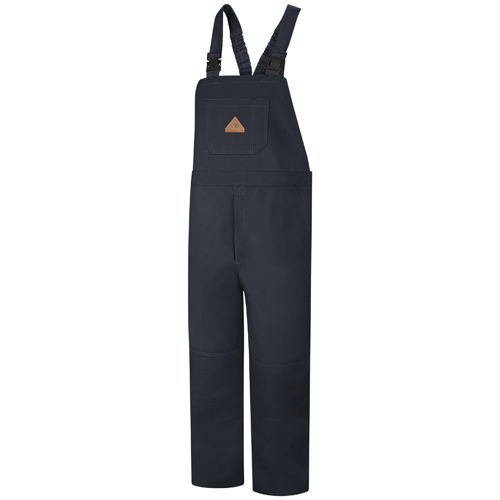 VFIBLF8NV-LN-L - Bulwark - Bulwark Men's Heavyweight Excel FR&reg; ComforTouch&reg; Unlined Duck Bib Overall