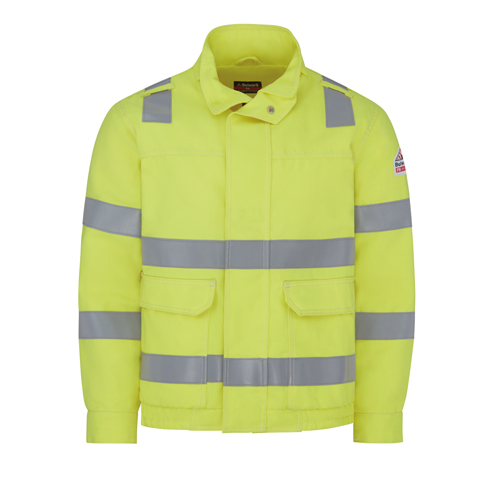 VFIJMJ6HV-LN-L - Bulwark - Bulwark Hi-Visibility Lined Bomber Jacket