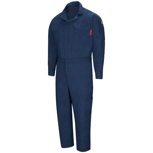 iQ Series® Men's Fire Resistant Mobility Coverall - Bulwark QC20NV-RG-S EA  - Betty Mills