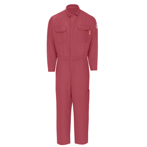 Men's Button-Front Cotton Coverall 