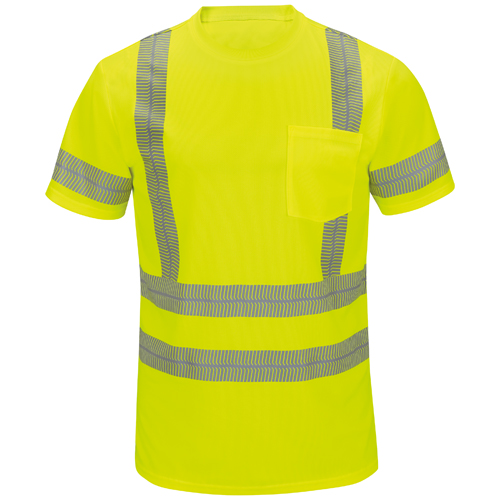 Red kap enhanced visibility on sale shirt