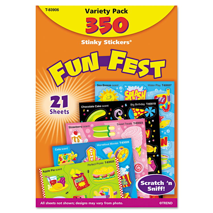 TREND® Stinky Stickers® Variety Pack - Trend TEPT83906 PK - Betty