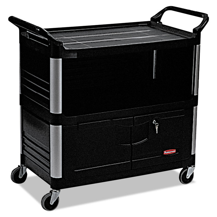 Black Rubbermaid Trades Cart