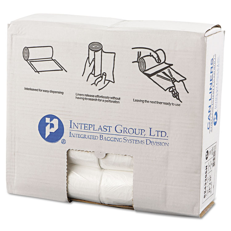 Coastwide Professional High-Density Can Liners | 16 Gal | 13 Mic | 24 x 33 | Natural | 500/Carton