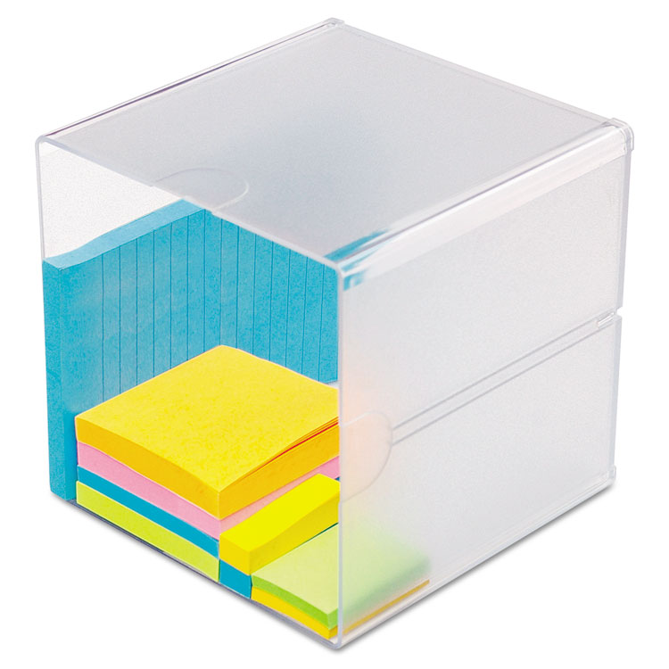 Deflect-O Stackable Plastic Caddy Organizer System