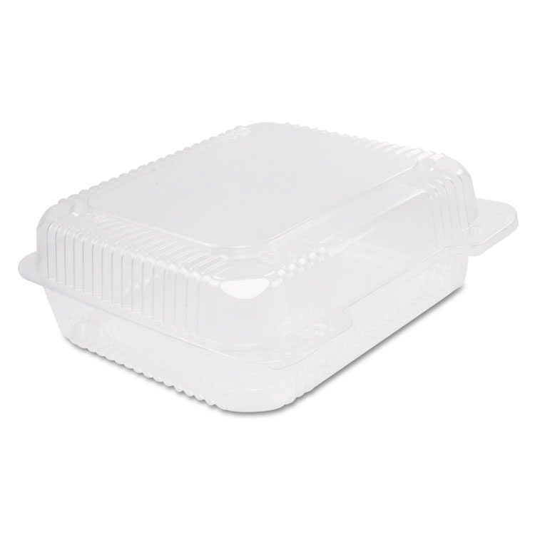 Dart Plastic Container, 3 Compartments, Hinged - 250/Case