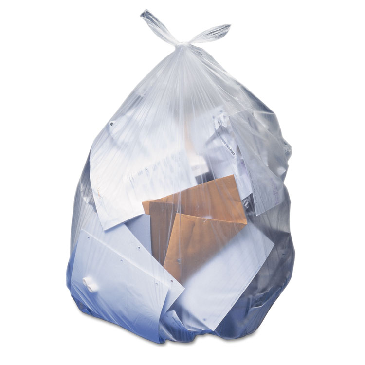 10 gal. Clear Waste Liner Trash Bags (500-Count)