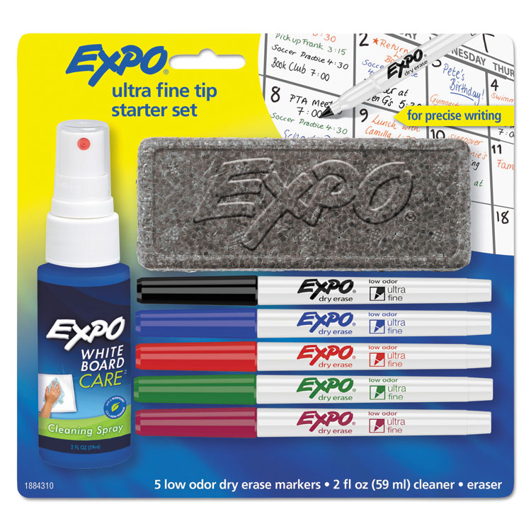 Expo Dry Erase Markers, Assorted Colors, Pack of 18 - Sam's Club