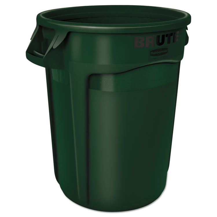 Brute Rubbermaid® Commercial Vented Round Brute® Container - Rubbermaid  Commercial 2632YEL EA - Betty Mills