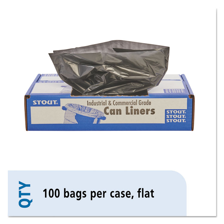 Trash Bags - 30 Gallon - Drawstring - Trash Bag - Black (Case Qty