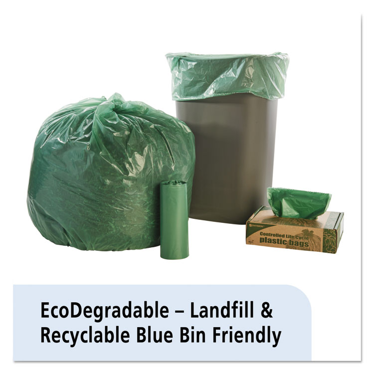 Earthsense Linear Low Density Large Trash and Yard Bags, 33 gal
