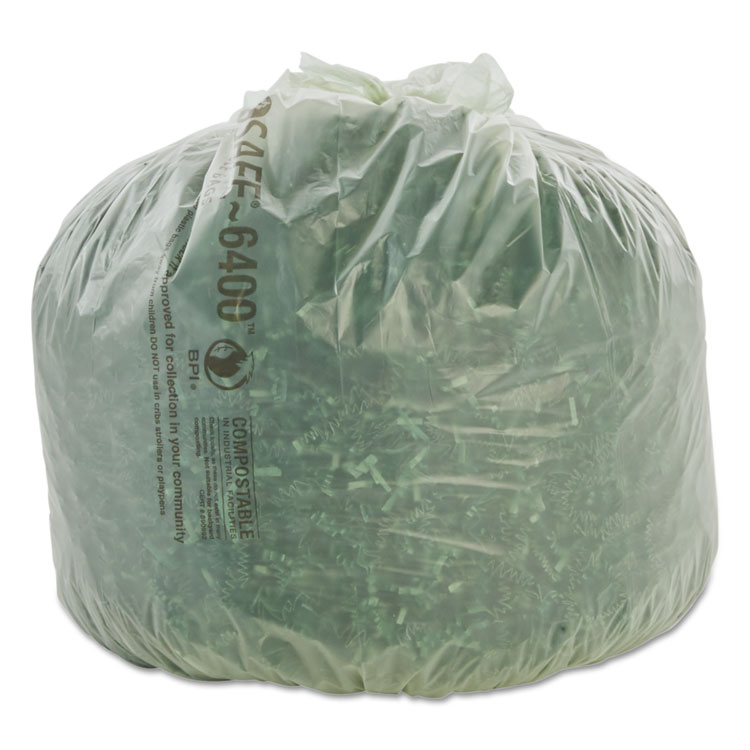 Stout, STOT3039B13, Recycled Content Trash Bags, 100 / Carton, Brown