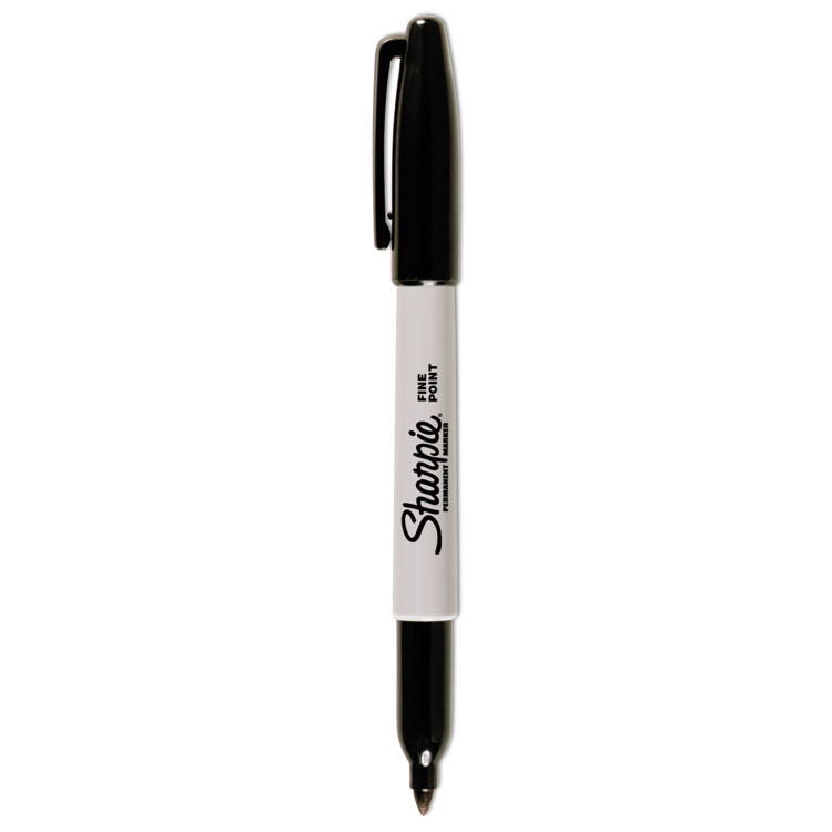 5 Sharpie Markers Fine Point Tip Black 5-Count Permanent 30001 Sharpies Pens  71641300019