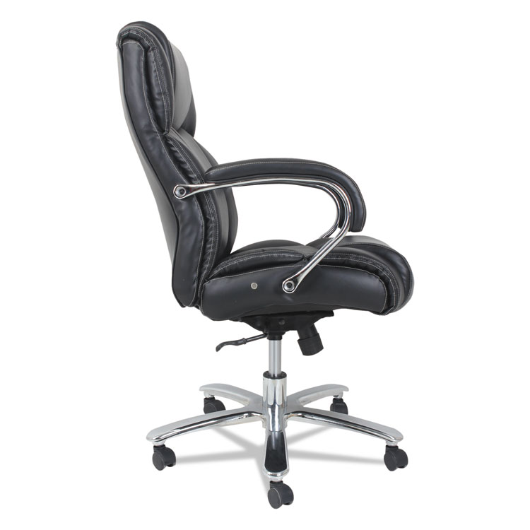 Alera Executive High-Back Leather Office Chair with Coil Spring