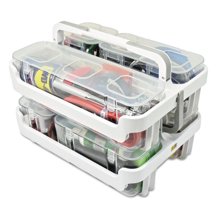 Deflecto Caddy Organizer Frame & 3 Bins