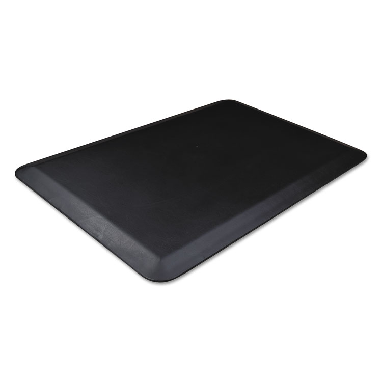 Ribbed Vinyl Anti-Fatigue Mat, 24 X 36, Black