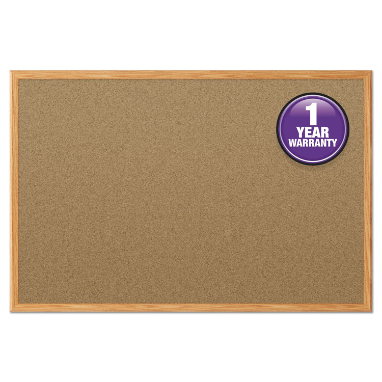 U Brands Square Cork Bulletin Board, 14 x 14 Inches, Frameless, Natural,  Push Pins Included (463U00-04) - Zerbee