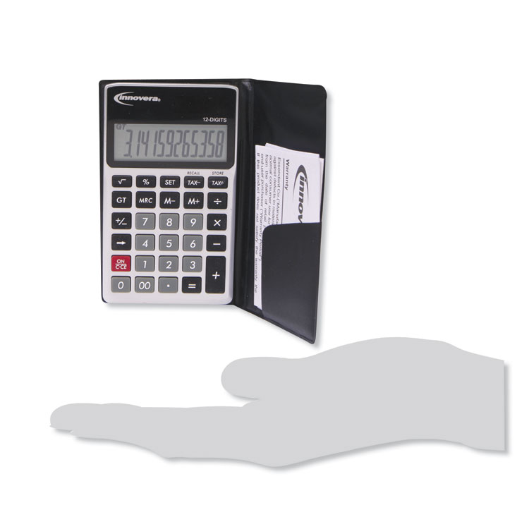 Innovera® 12-Digit Pocket Calculator with Tax Functions - Innovera