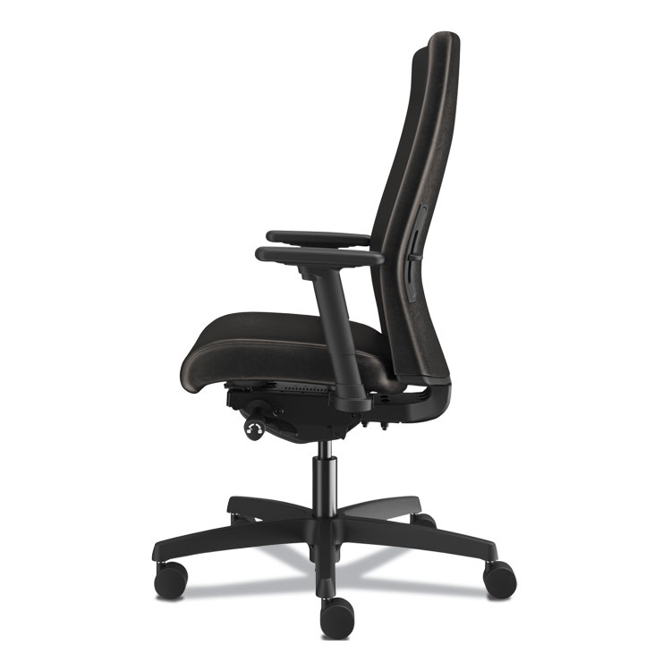 SertaPedic Emerson Executive Task Chair, Supports Up to 300 lbs., Black Seat-black Back, Silver Base