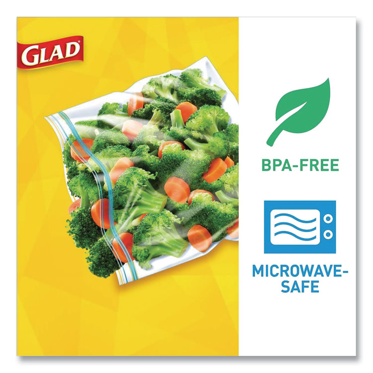 Glad® Sandwich Zipper Bags - Clorox Professional 57263 CT - Betty Mills