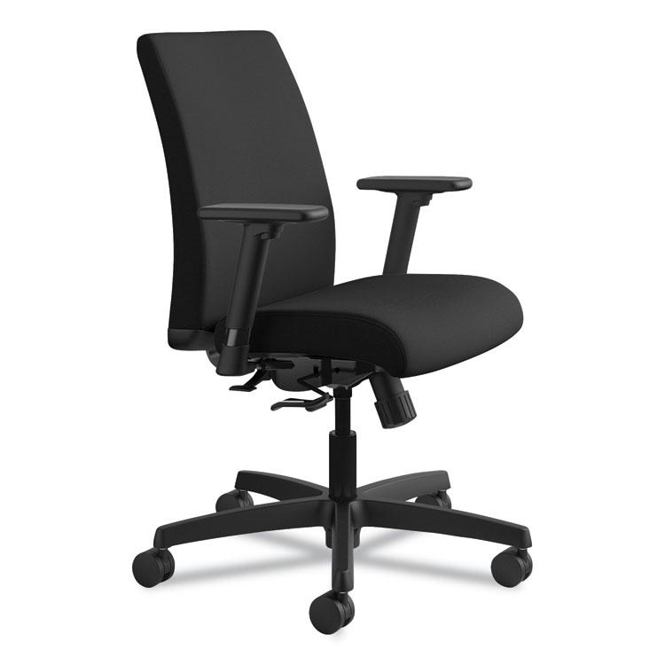 HON Ignition 2.0 Black 4-Way Stretch Mesh Back and Seat Task Chair, Supports Up to 300 Pound