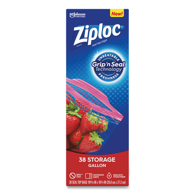 SC Johnson Ziploc® Double Zipper Freezer Bags