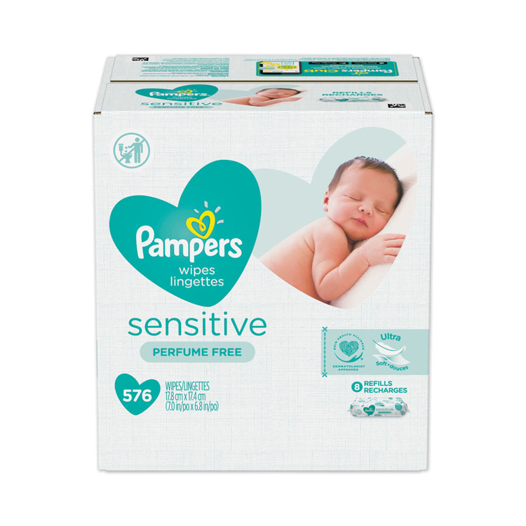 Mantel Oneffenheden Voorbijganger Pampers® Sensitive Baby Wipes - Procter & Gamble 88529CT CT - Betty Mills