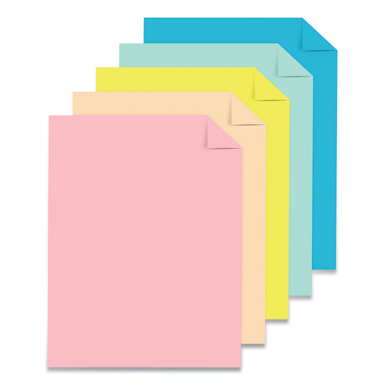 Astrobrights Color Paper - Cool Assortment, 24lb, 8.5 x 11, Assorted Cool Colors, 500/Ream