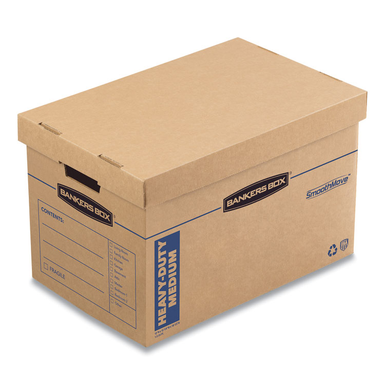 Bankers Box SmoothMove Moving Box Kit, 12 pk.