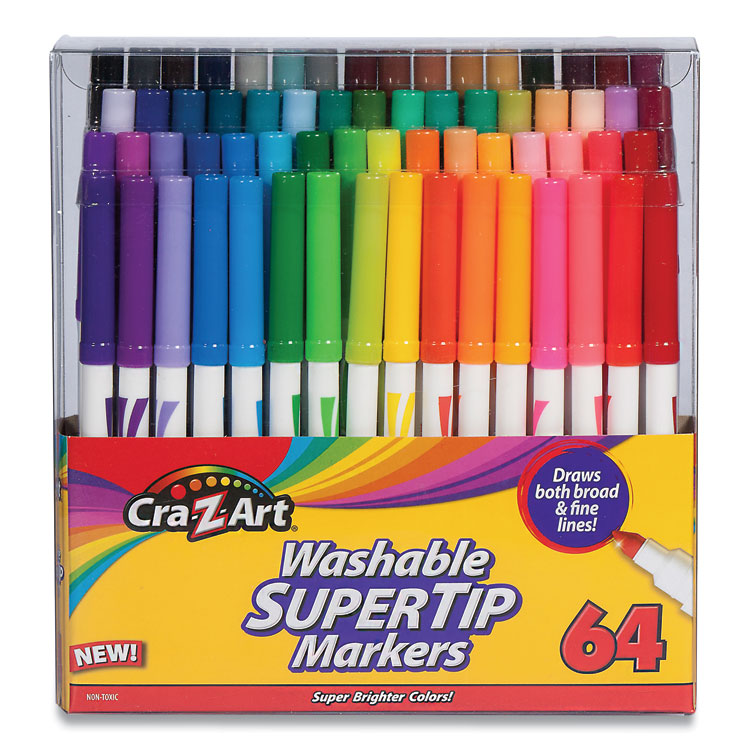 Cra-Z-Art® Washable SuperTip Markers - Cra-Z-Art 10128WM16 ST - Betty Mills