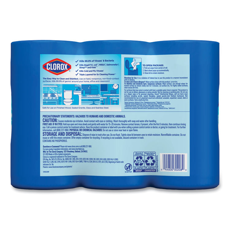 Clorox Professional Clorox® Disinfecting Wipes - Clorox Professional 30208  CT - Betty Mills