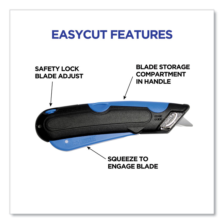 Cosco Box cutter, Shielded Blade, Black, Retractable, Utility 091524