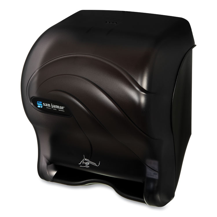 San Jamar T990TBK: Element Lever Roll Towel Dispenser Oceans Black