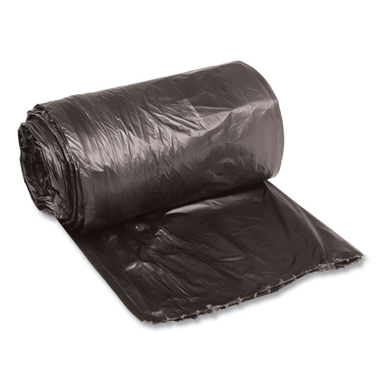 Heritage Linear Low-Density Can Liners, 16 gal, 0.35 mil, 24 x 32, Black, 500/Carton