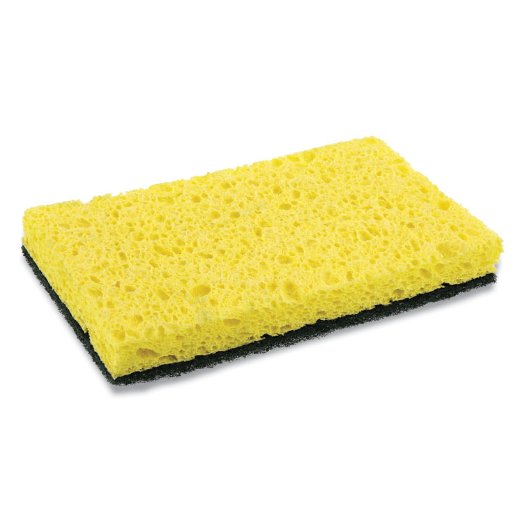 6 in. x 9 in. Green Medium-Duty Scouring Pad Sponge (60/Carton)