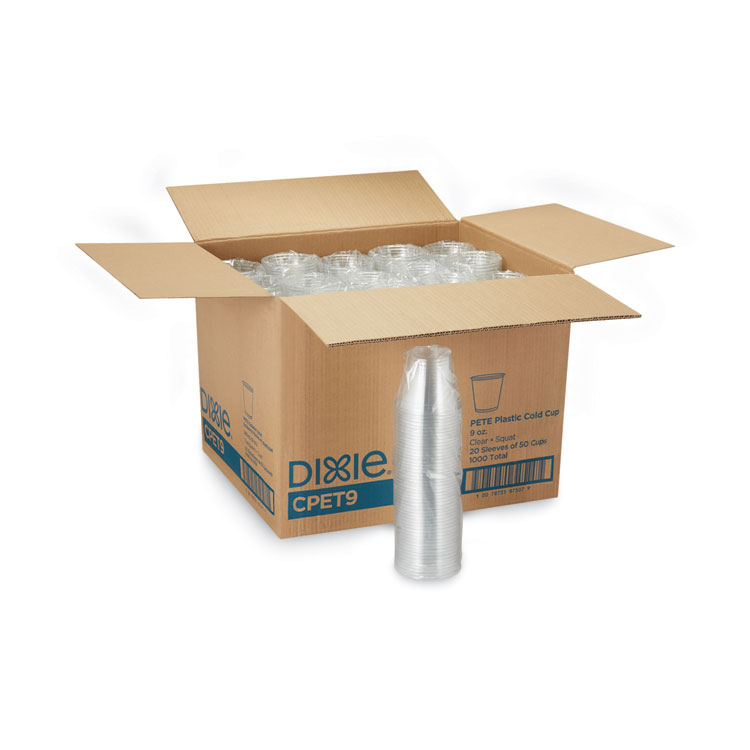 Dixie® Clear Plastic PETE Cups