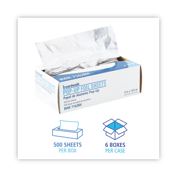 Reynolds 711 9 x 10.75 in. Interfolded Aluminum Foil Sheets - Case of 3000