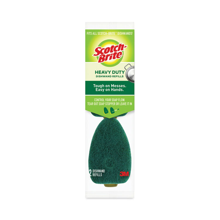 Soap-Dispensing Dishwand Sponge Refills by Scotch-Brite® MMM4817RSC