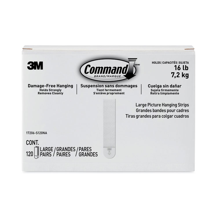 Command Damage-Free Hanging Assorted Refill Strips - 16 count