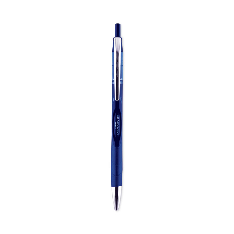 Sarasa Dry Gel X1 Gel Pen, Retractable, Medium 0.7 mm, Blue Ink, Blue  Barrel, 12/Pack