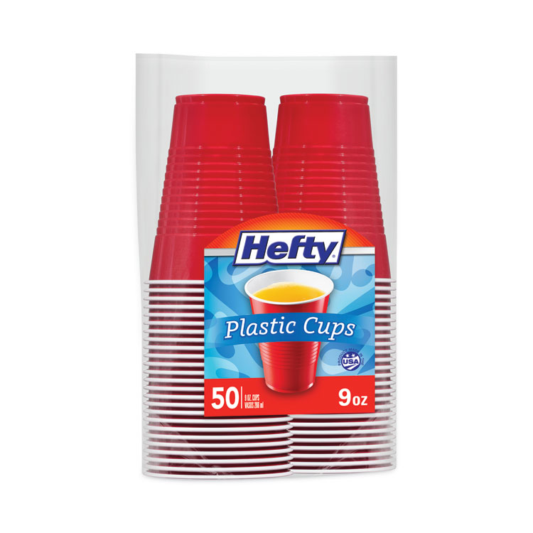 Disposable Plastic Cups, Assorted,,, 50 Count, Perfect For Parties