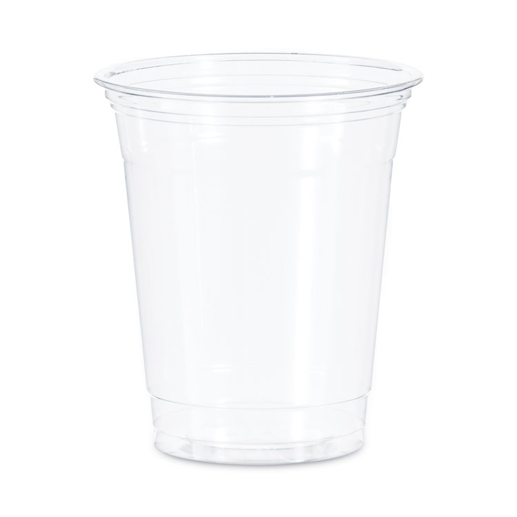 Boardwalk 12 oz. Clear Disposable Plastic Cups, Cold Drinks, PET