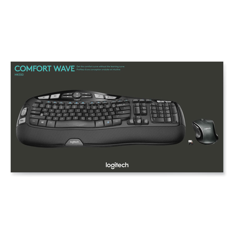 Logitech® MK550 Wave Keyboard + Combo Logitech EA - Betty Mills