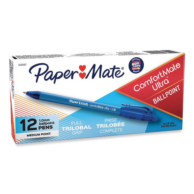 Paper Mate FlexGrip Ultra Retractable Ballpoint Pen, 1.0mm Point