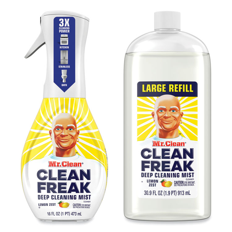 Mr. Clean Clean Freak Deep Cleaning Mist Refill Lemon Zest - 16 Fl