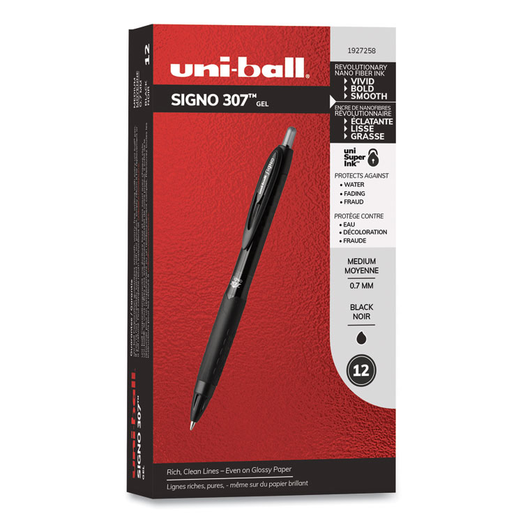 Zebra Sarasa Retractable Gel Pen Black Ink Bold Dozen