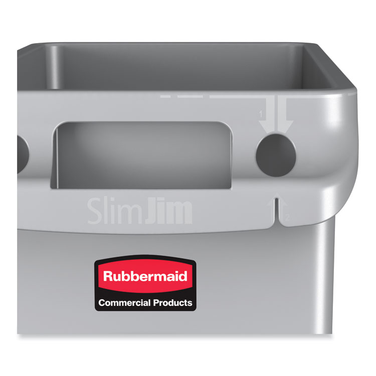 Rubbermaid Commercial 354007BE Slim Jim 23-Gallon Recycling Container