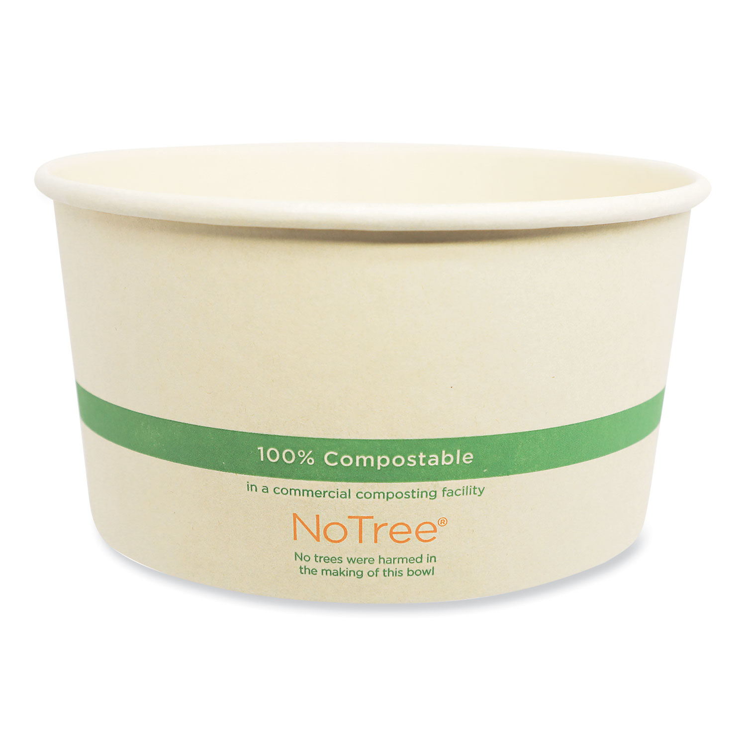 Degradable Sugarcane Food Containers Oatmeal Bowls with Lids-Bowl